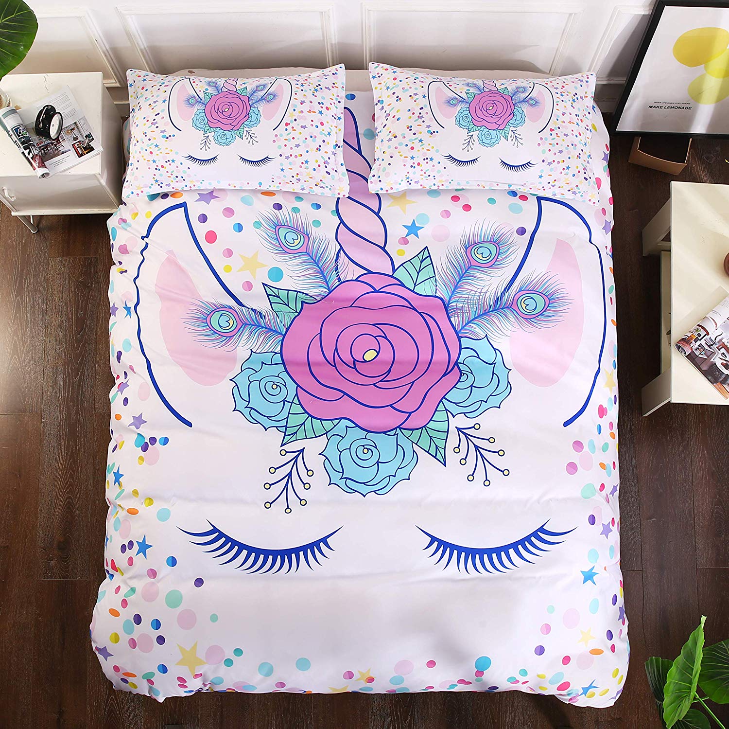 Unicorn Bedding Set Adorable Bed Linen