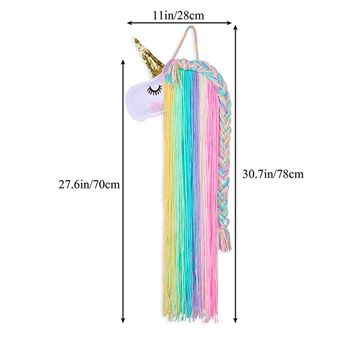 Unicorn Bow Holder Barrette Organizer