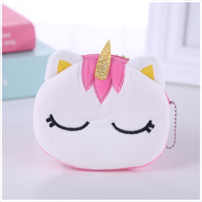 Unicorn Coin Purse Cute Plush Pouch