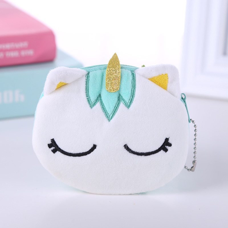 Unicorn Coin Purse Cute Plush Pouch