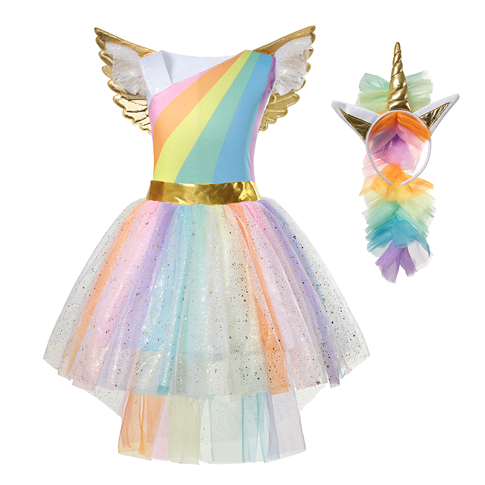 Unicorn Costume Kids Party Dress