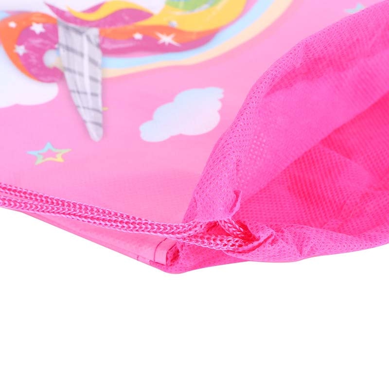 Unicorn Design Drawstring Bag for Girls