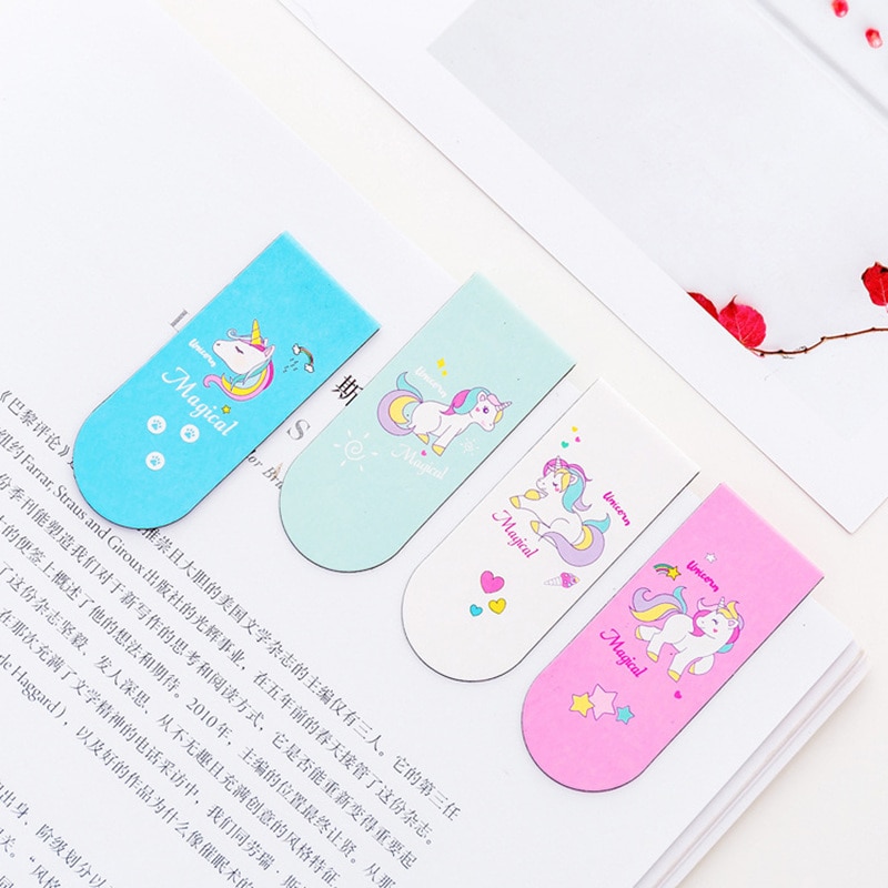 Unicorn Design Magnetic Page Markers (4Pcs) Unicorn Design Magnetic Page Markers (4Pcs)