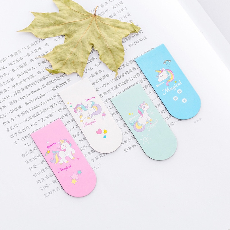 Unicorn Design Magnetic Page Markers (4Pcs) Unicorn Design Magnetic Page Markers (4Pcs)