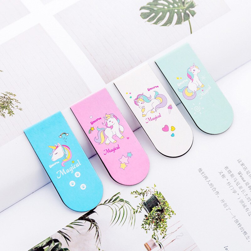 Unicorn Design Magnetic Page Markers (4Pcs) Unicorn Design Magnetic Page Markers (4Pcs)
