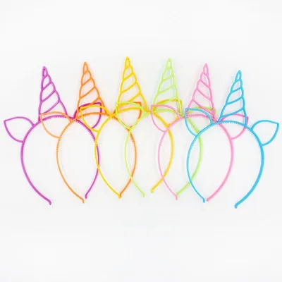Unicorn Hairbands Party Supply Accessory (6 pcs) Unicorn Hairbands Party Supply Accessory (6 pcs)