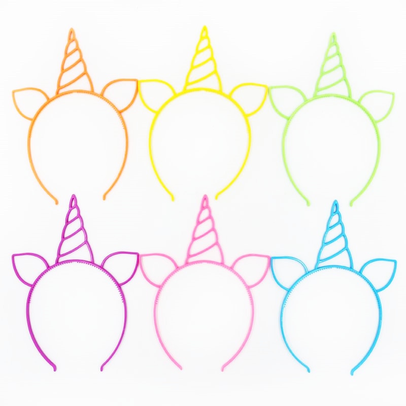 Unicorn Hairbands Party Supply Accessory (6 pcs) Unicorn Hairbands Party Supply Accessory (6 pcs)