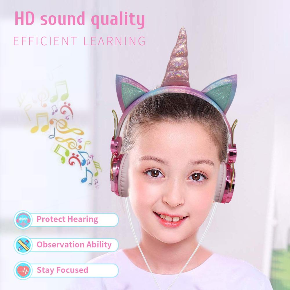 Unicorn Headset with Wire and Mic Unicorn Headset with Wire and Mic