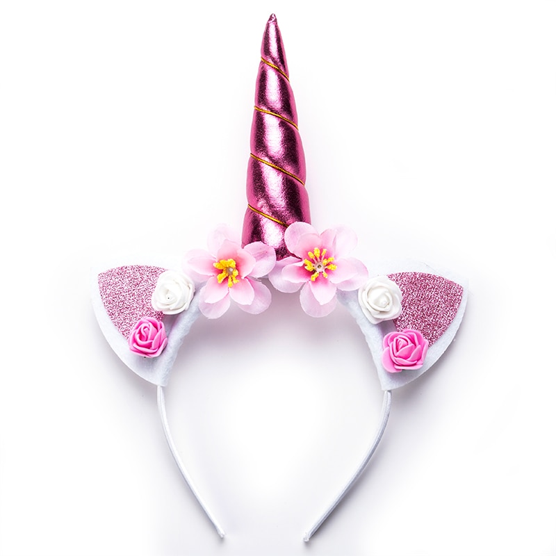 Unicorn Horn Flower Headband for Kids Unicorn Horn Flower Headband for Kids