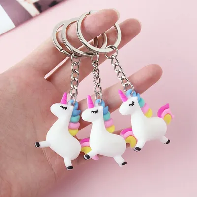 Unicorn Keychain Cute Keyring Unicorn Keychain Cute Keyring