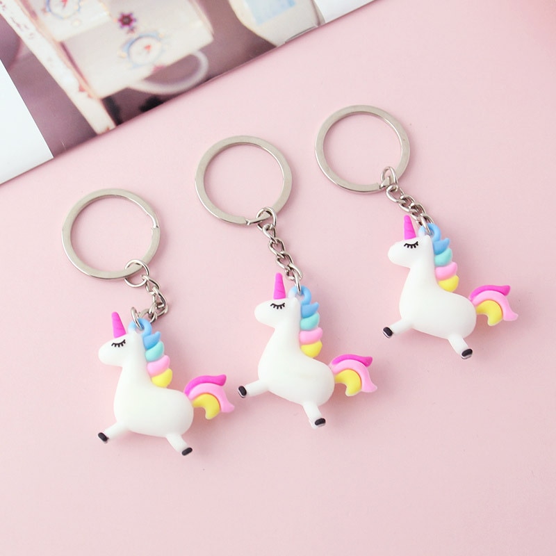 Unicorn Keychain Cute Keyring Unicorn Keychain Cute Keyring