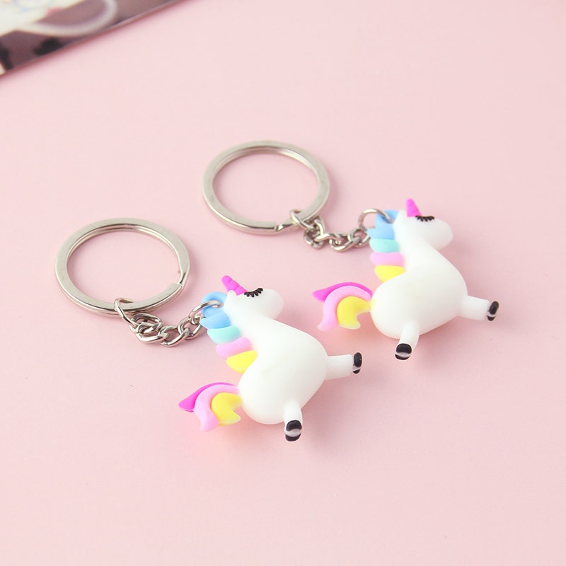 Unicorn Keychain Cute Keyring Unicorn Keychain Cute Keyring