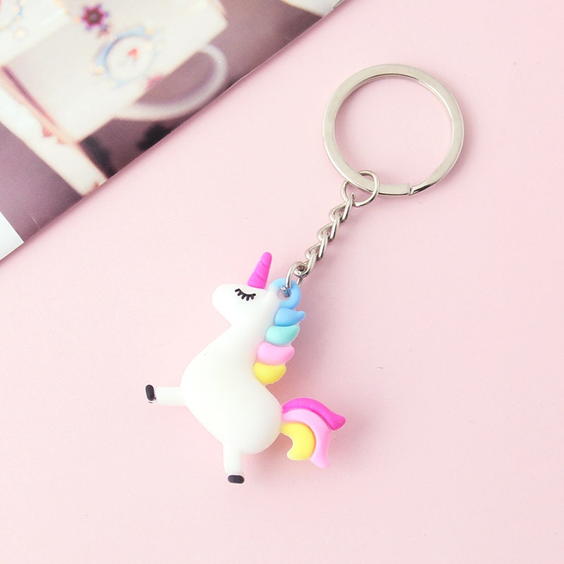 Unicorn Keychain Cute Keyring Unicorn Keychain Cute Keyring