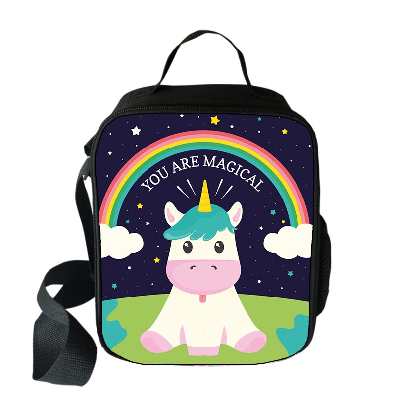 Unicorn Lunch Bag Colorful Food Bag