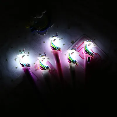 Unicorn Pen Glitter Light Gel Pen Unicorn Pen Glitter Light Gel Pen