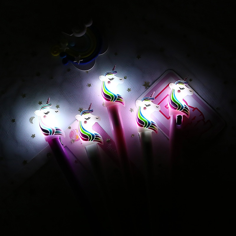 Unicorn Pen Glitter Light Gel Pen