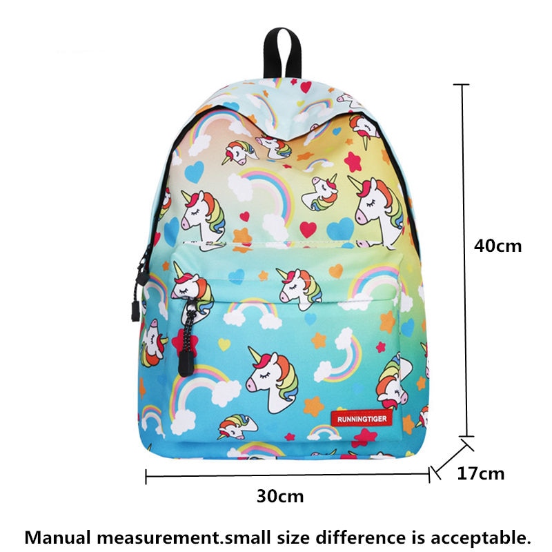 Unicorn School Bag Backpack Unicorn School Bag Backpack