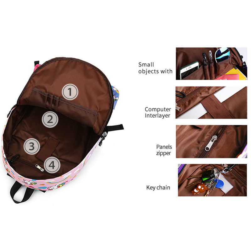 Unicorn School Bag Backpack Unicorn School Bag Backpack