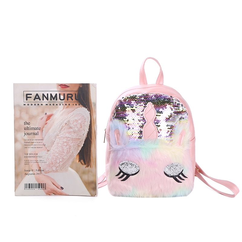 Unicorn Sequin Backpack Portable Bag Unicorn Sequin Backpack Portable Bag