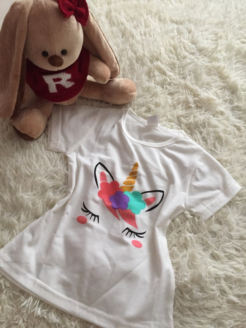 Unicorn Shirt Kids Casual Top Unicorn Shirt Kids Casual Top
