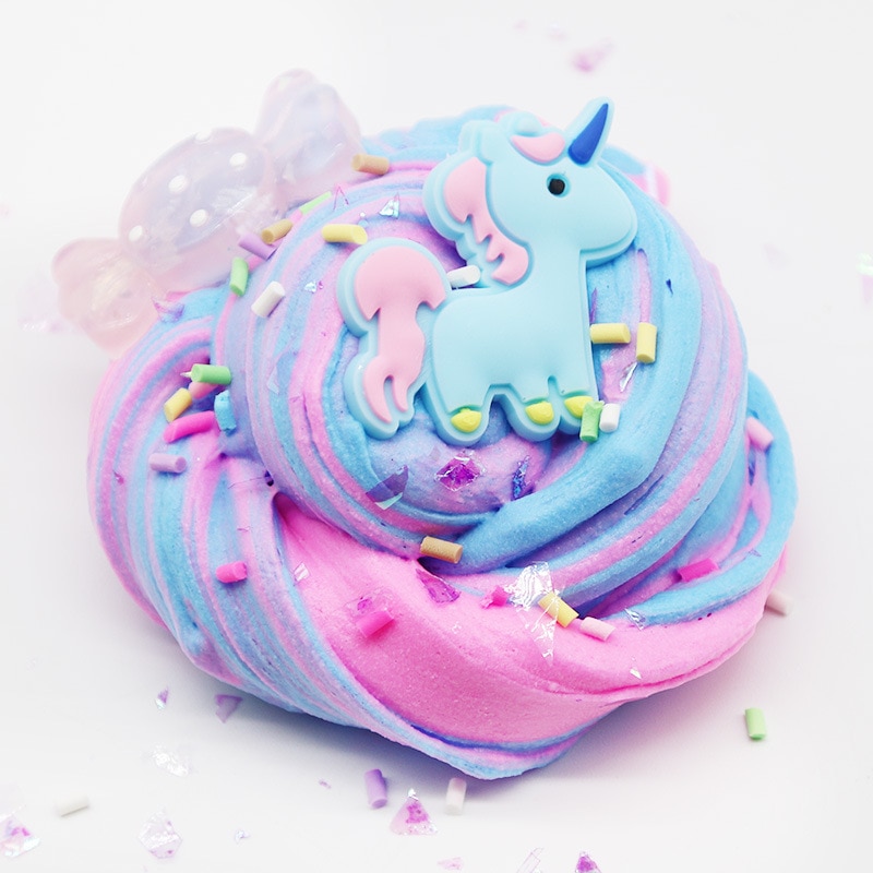 Unicorn Slime Puffy Slime with Glitters Unicorn Slime Puffy Slime with Glitters