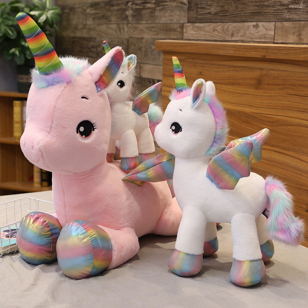 Unicorn Soft Toy Rainbow Wings Unicorn Soft Toy Rainbow Wings