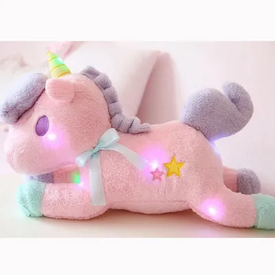 Unicorn Stuffed Toy With Magical Lights Unicorn Stuffed Toy With Magical Lights