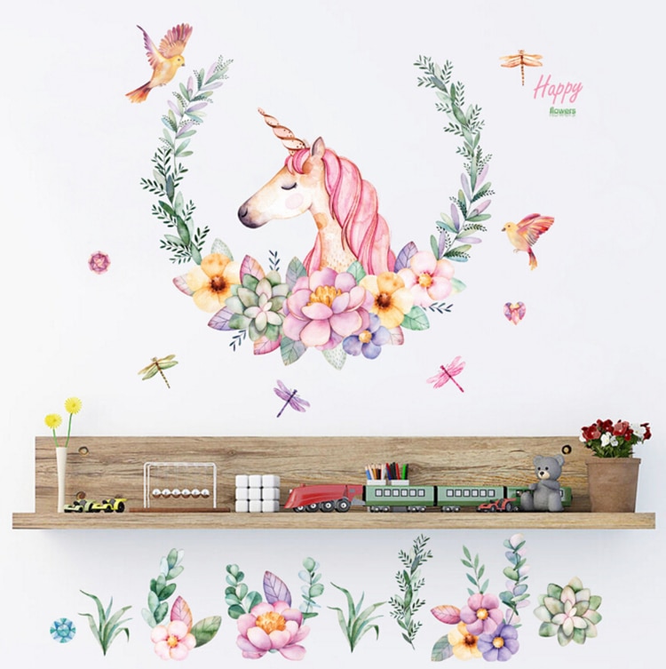 Unicorn Wall Stickers Home Decor