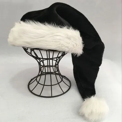 Unique Christmas Black Santa Hat Unique Christmas Black Santa Hat