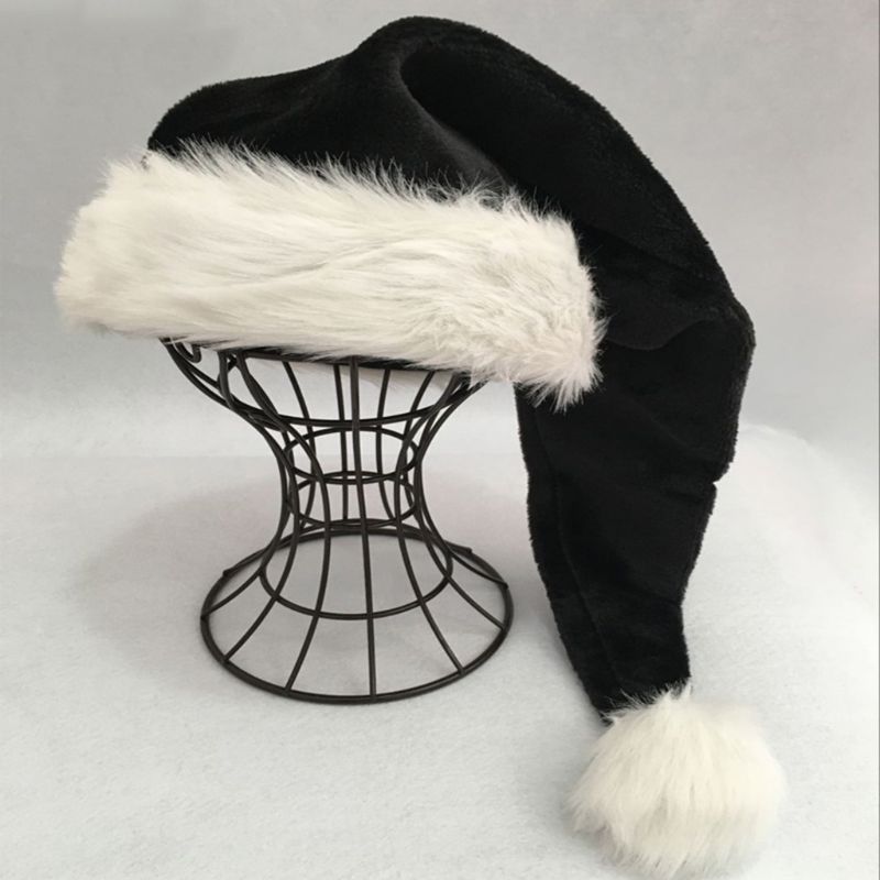 Unique Christmas Black Santa Hat
