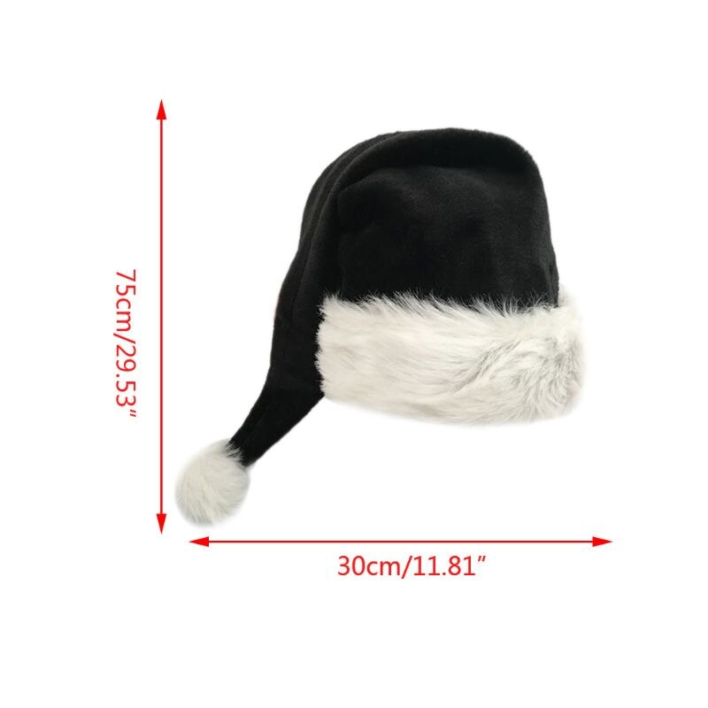 Unique Christmas Black Santa Hat Unique Christmas Black Santa Hat