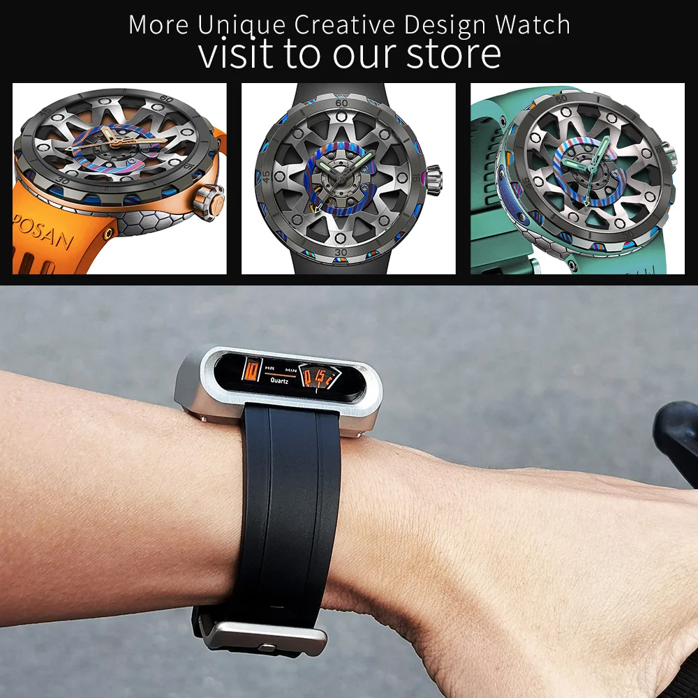 Unique Creativity Fashion Men Watch Top Brand Luxury Waterproof Sport Watches Military Wristwatch Relogio Masculino Unique Creativity Fashion Men Watch Top Brand Luxury Waterproof Sport Watches Military Wristwatch Relogio Masculino