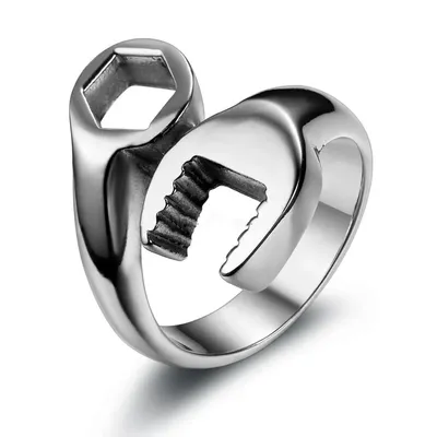 Unique Design Steel Wrench Ring