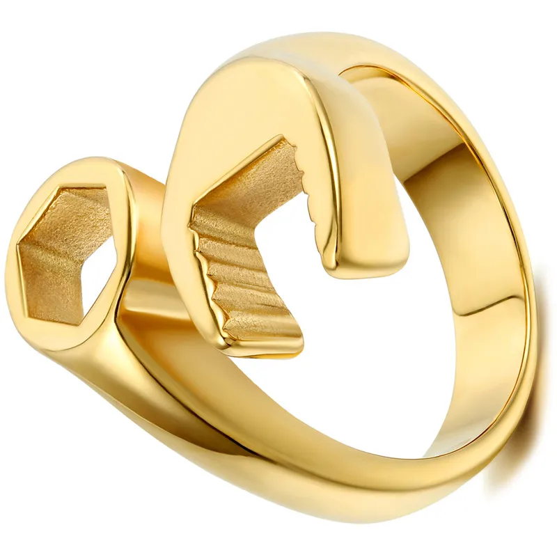 Unique Design Steel Wrench Ring