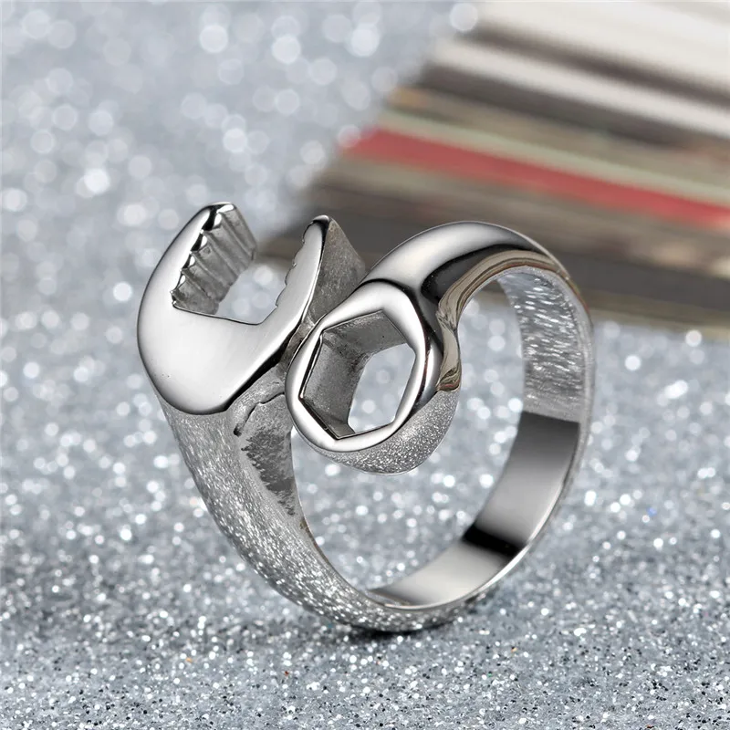 Unique Design Steel Wrench Ring