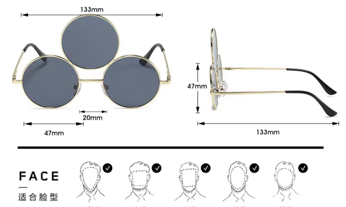 Unique Three Eyed Sunglasses