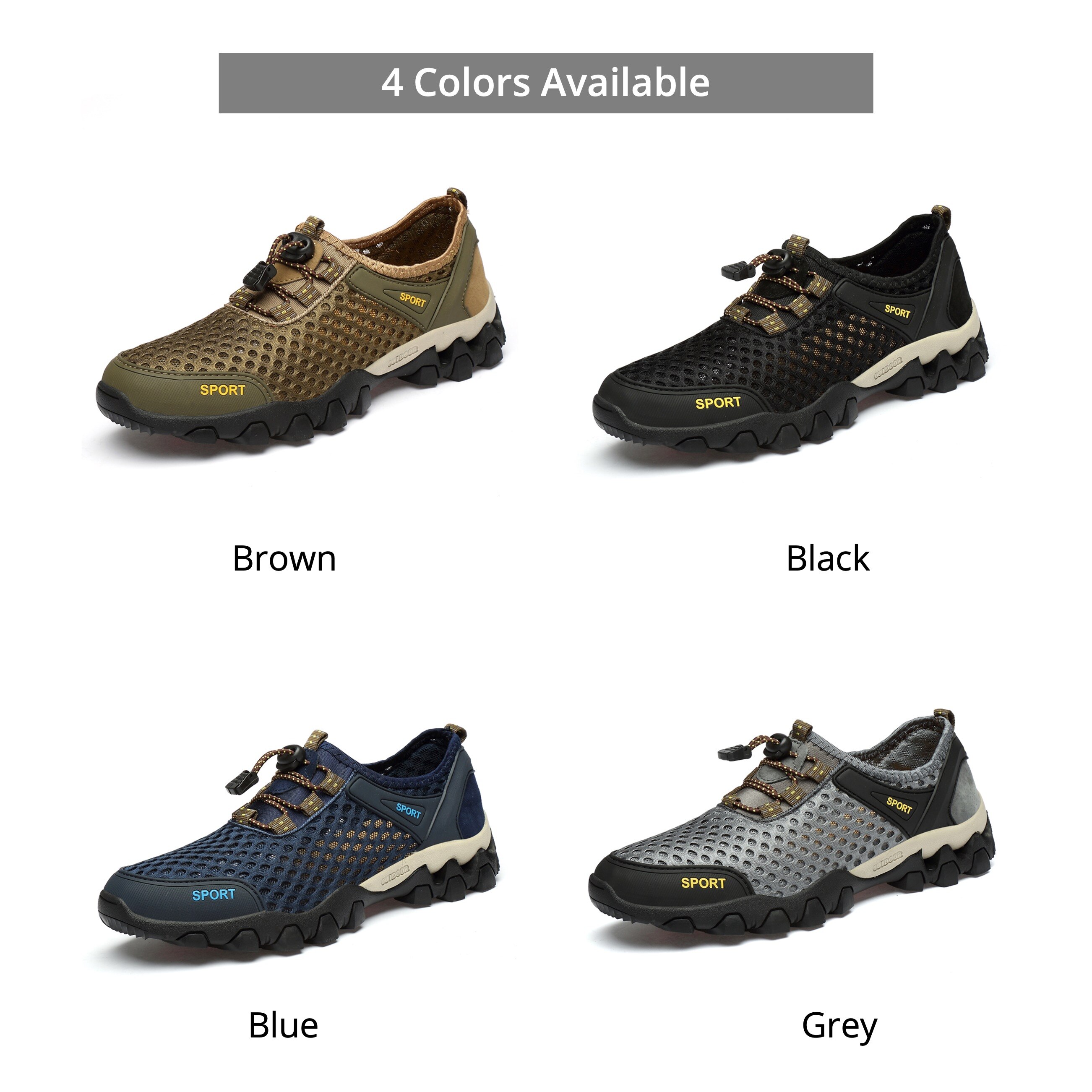 Unisex Casual Sneakers Breathable Mesh Non Slip Outdoor Hiking Shoes Climbing Trekking Barefoot Sneakers Unisex Casual Sneakers Breathable Mesh Non Slip Outdoor Hiking Shoes Climbing Trekking Barefoot Sneakers