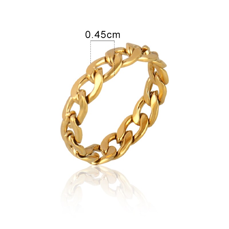 Unisex Chain Link Ring Jewelry Unisex Chain Link Ring Jewelry