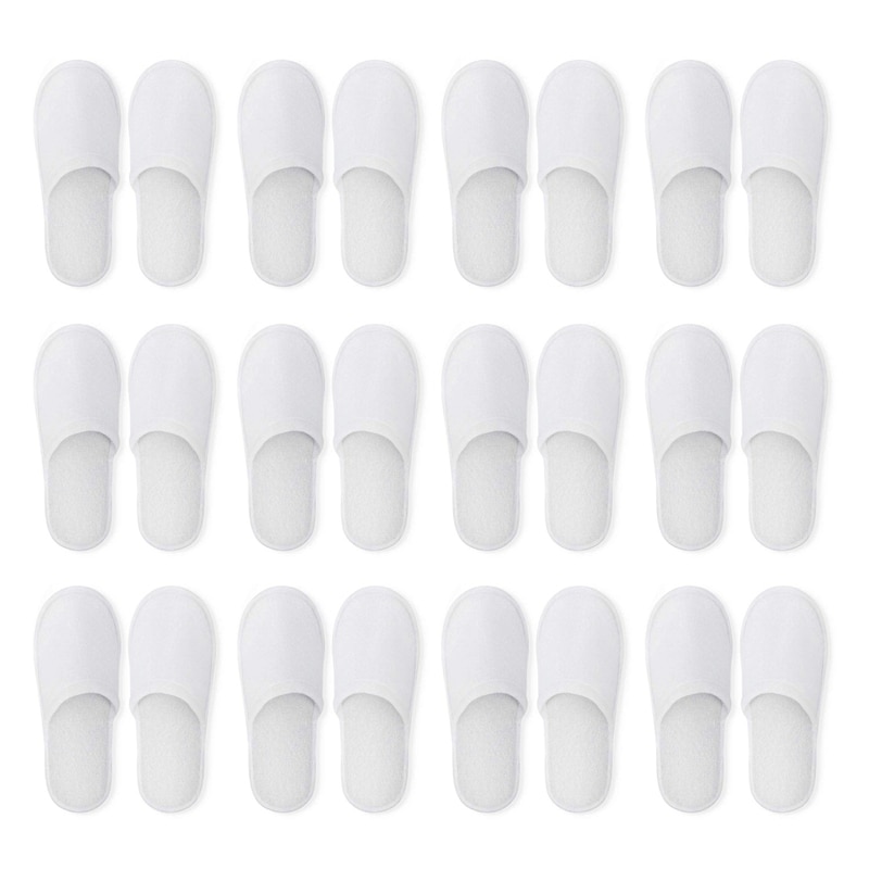 Unisex Disposable Slippers (12 Pairs) Unisex Disposable Slippers (12 Pairs)