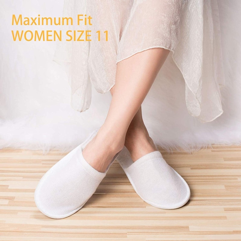 Unisex Disposable Slippers (12 Pairs) Unisex Disposable Slippers (12 Pairs)