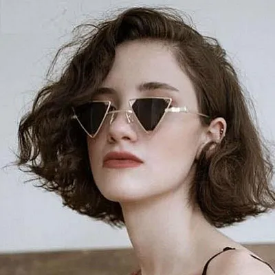 Unisex Fashionable Vintage Triangle Sunglasses Unisex Fashionable Vintage Triangle Sunglasses
