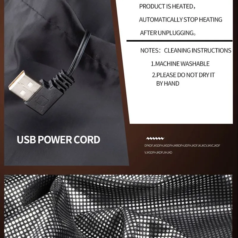 Unisex Heated Vest Zones Electric Heated Jackets Sportswear Heated Coat Graphene Heat Coat USB Heating Jacket For Unisex Heated Vest Zones Electric Heated Jackets Sportswear Heated Coat Graphene Heat Coat USB Heating Jacket For