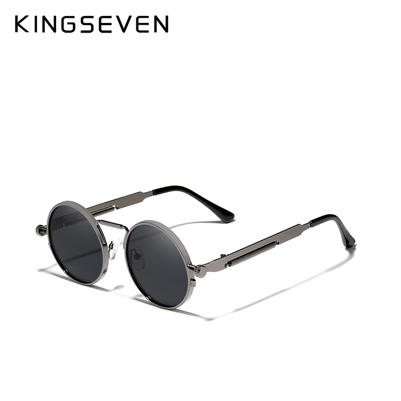 Unisex High Quality Gothic Steampunk Sunglasses Polarized Designer Vintage Round Metal Frame Sun Glasses Unisex High Quality Gothic Steampunk Sunglasses Polarized Designer Vintage Round Metal Frame Sun Glasses