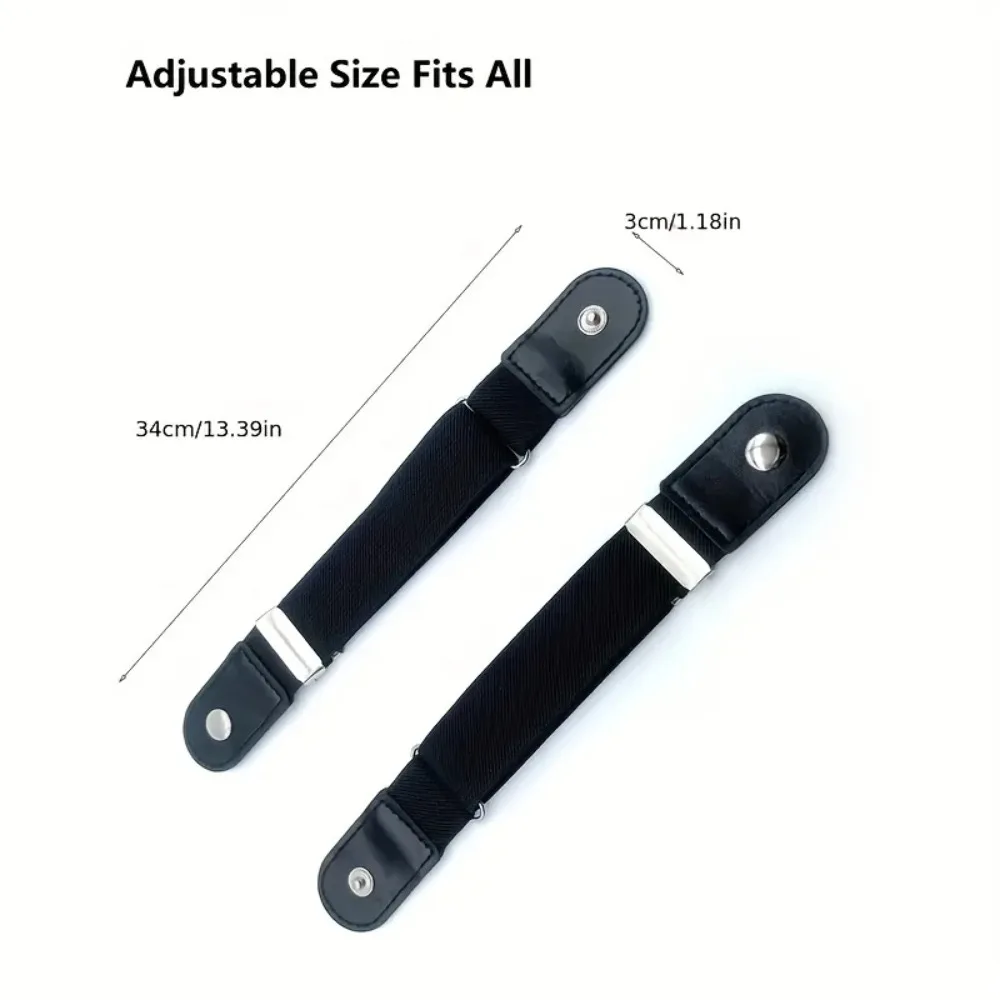 Unisex Invisible No-Buckle Stretch Belt (2-Pack) Unisex Invisible No-Buckle Stretch Belt (2-Pack)