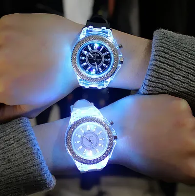 Unisex Luminous Watch LED Wristwatch Unisex Luminous Watch LED Wristwatch