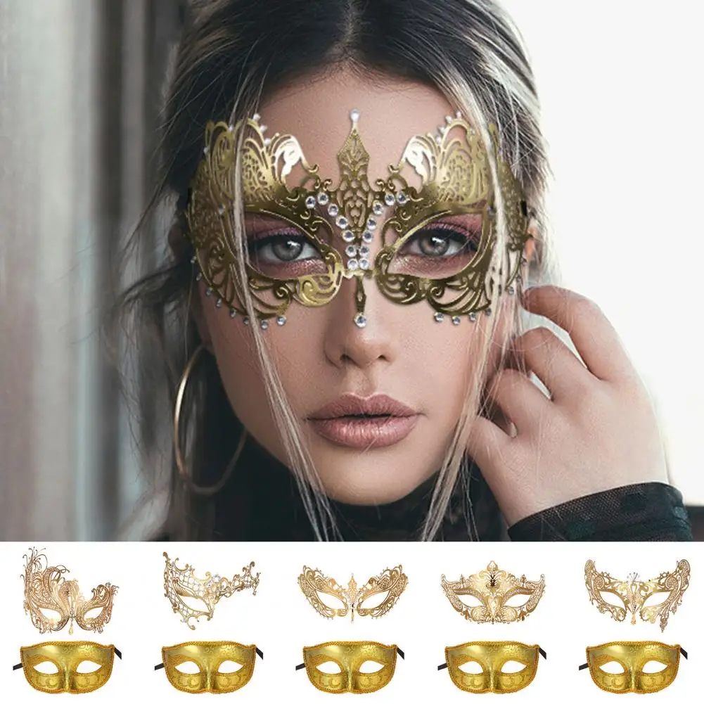 Unisex Masquerade Face Cover Set Sexy Fox Eye Masks Party Fancy Dress Cosplay Costume Metal Venetian Masquerade Masks Unisex Masquerade Face Cover Set Sexy Fox Eye Masks Party Fancy Dress Cosplay Costume Metal Venetian Masquerade Masks