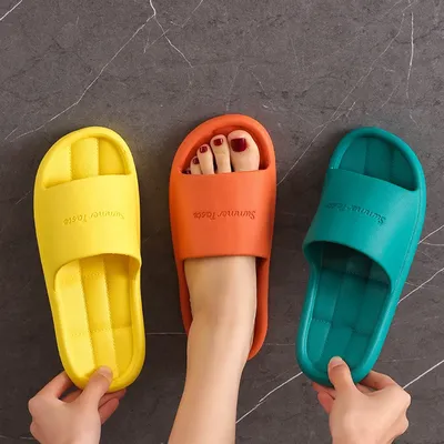 Unisex Non Slip Rubber House Slippers