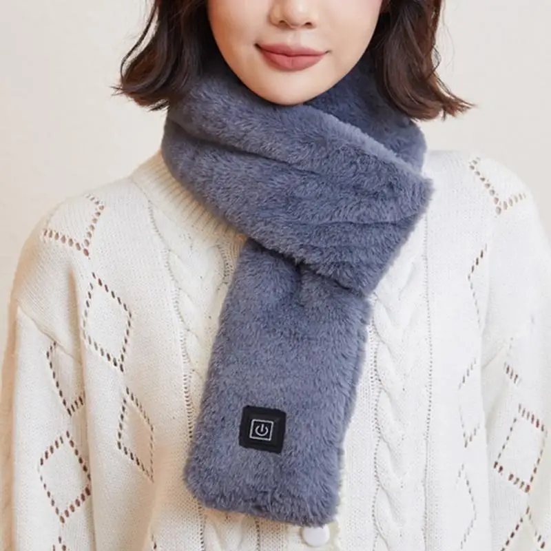 Unisex Outdoor Warm Electric Heating Scarf Heating Pads 3 Gear Heating USB Rechargeable Heater Thermal Shawl Neck Brace Unisex Outdoor Warm Electric Heating Scarf Heating Pads 3 Gear Heating USB Rechargeable Heater Thermal Shawl Neck Brace