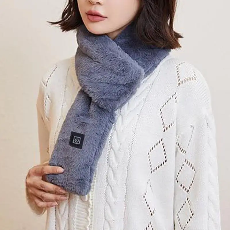 Unisex Outdoor Warm Electric Heating Scarf Heating Pads 3 Gear Heating USB Rechargeable Heater Thermal Shawl Neck Brace Unisex Outdoor Warm Electric Heating Scarf Heating Pads 3 Gear Heating USB Rechargeable Heater Thermal Shawl Neck Brace
