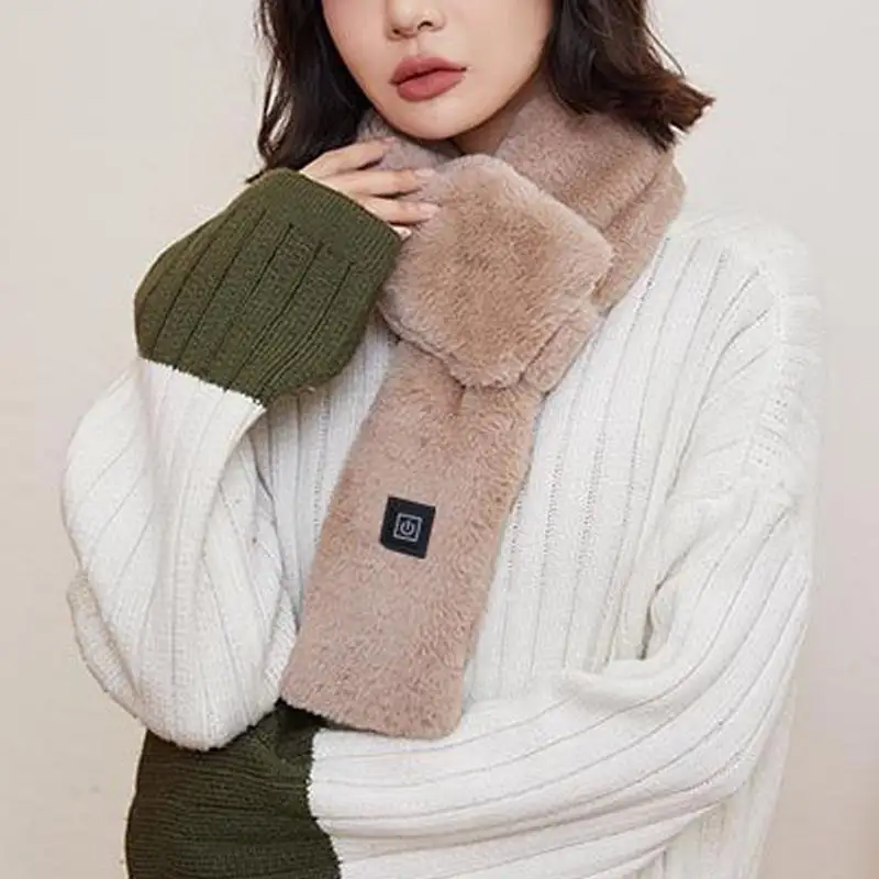 Unisex Outdoor Warm Electric Heating Scarf Heating Pads 3 Gear Heating USB Rechargeable Heater Thermal Shawl Neck Brace Unisex Outdoor Warm Electric Heating Scarf Heating Pads 3 Gear Heating USB Rechargeable Heater Thermal Shawl Neck Brace
